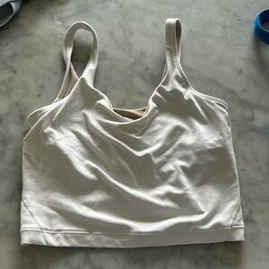 Luluemon White Align tank